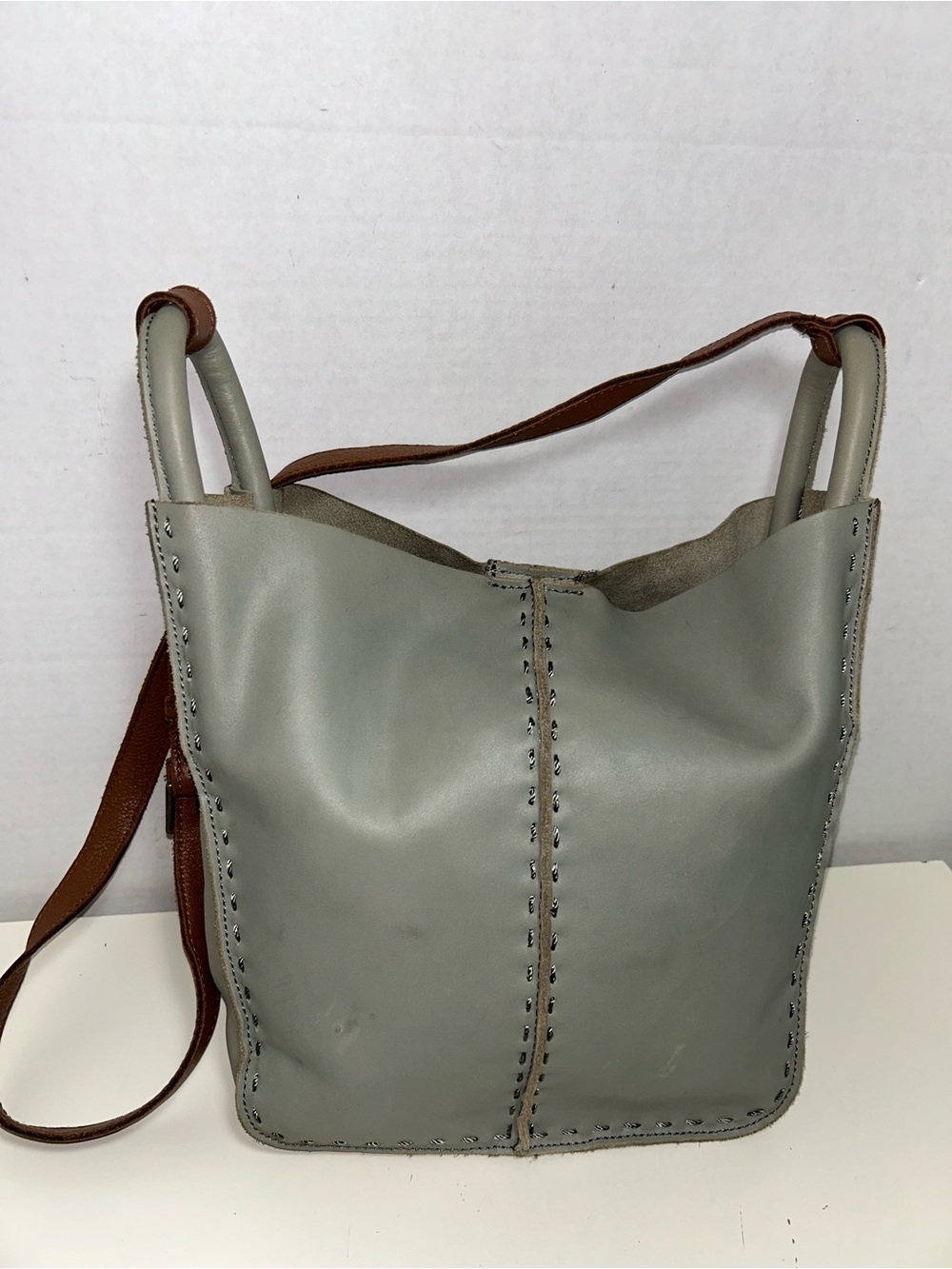 The Sak Los Feliz Meadow Leather Crossbody Shoulder Bag